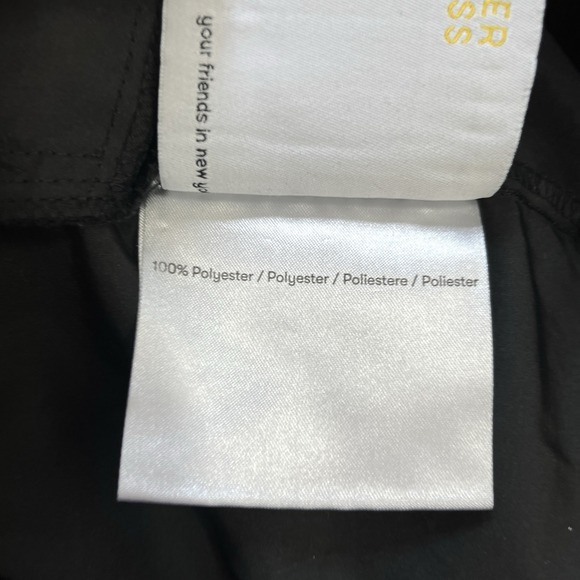 Pyer Moss Track Pant Womens L Black Shell Crop Jogger Stretch Drawstring Street - Picture 7 of 9